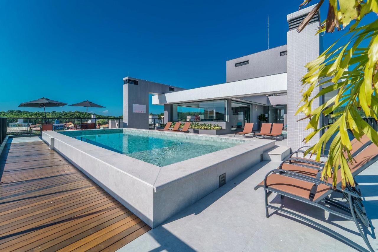 Adra 301 - Apartamento No Centro De Bombinhas - Rooftop Com Piscina E Academia - A Poucos Metros Da Praia - المظهر الخارجي الصورة